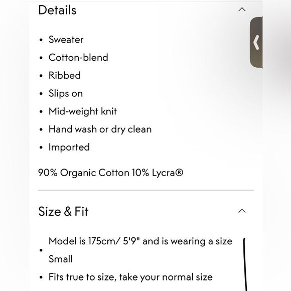 Mara Hoffman Emmy Sweater NWT XXS - Picture 4 of 6